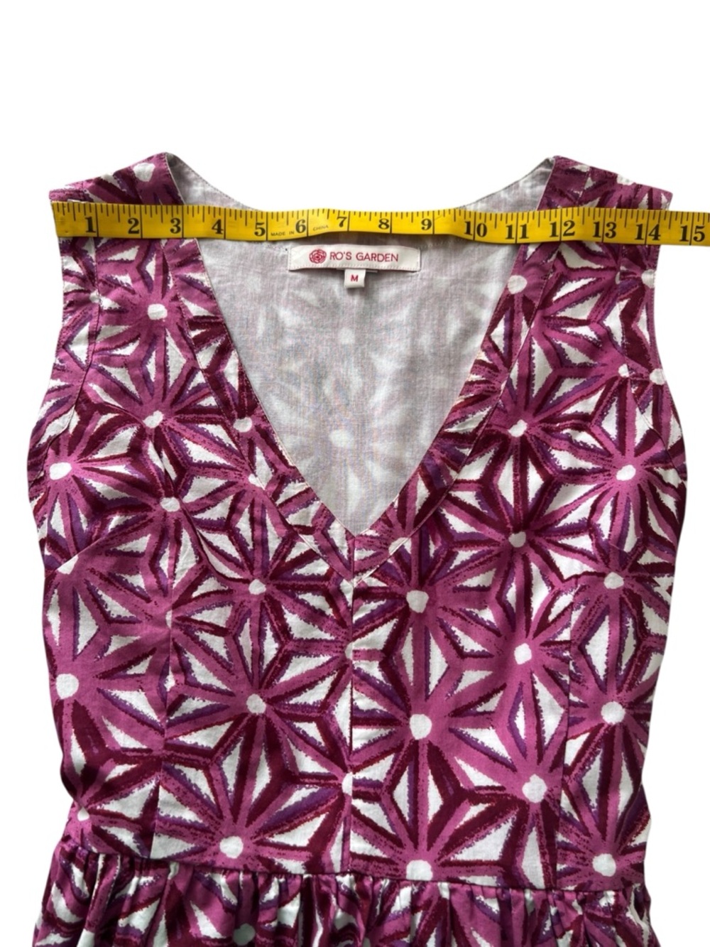 Ro's Garden The Mariana Floral Midi Dress In Raspberry Size M - Picture 11 of 16